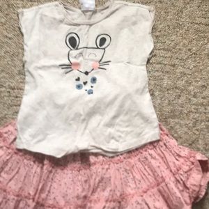 Hanna Andersson girls outfit size 100
